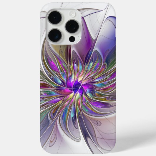 Energetische, kleurrijke Abstracte fractale kunstb Case-Mate iPhone Case (Achterkant)