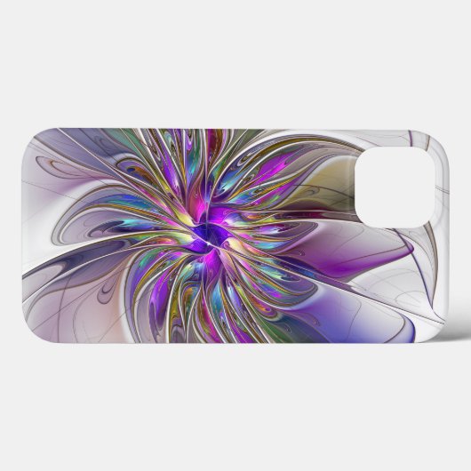 Energetische, kleurrijke Abstracte fractale kunstb Case-Mate iPhone Case (Achterkant (horizontaal))