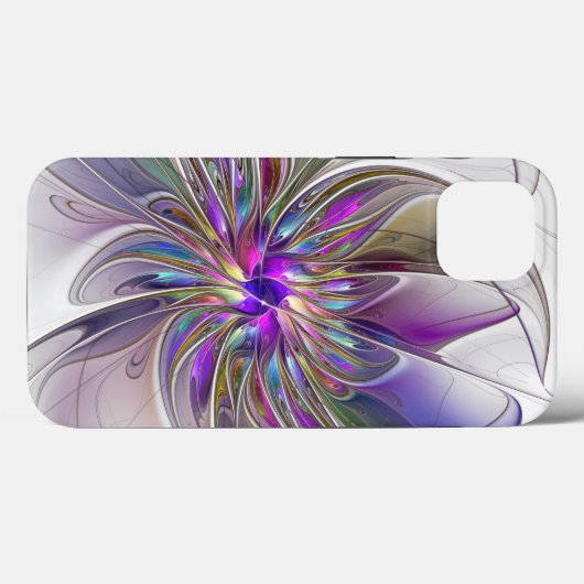 Energetische, kleurrijke Abstracte fractale kunstb Case-Mate iPhone Case (Achterkant (horizontaal))