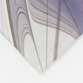 Energetische, kleurrijke Abstracte fractale kunstb Fleece Deken (Hoek)