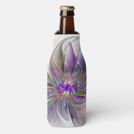 Energetische, kleurrijke Abstracte fractale kunstb Flesjeskoeler