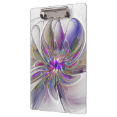 Energetische, kleurrijke Abstracte fractale kunstb Klembord (Links)