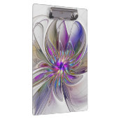 Energetische, kleurrijke Abstracte fractale kunstb Klembord (Rechts)