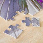 Energetische, kleurrijke Abstracte fractale kunstb Legpuzzel (Zijkant)