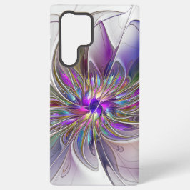 Energetische, kleurrijke Abstracte fractale kunstb Samsung Galaxy Hoesje