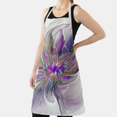 Energetische, kleurrijke Abstracte fractale kunstb Schort (Insitu)