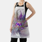 Energetische, kleurrijke Abstracte fractale kunstb Schort (Insitu)