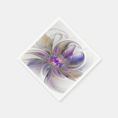 Energetische, kleurrijke Abstracte fractale kunstb Servet (Hoek)