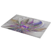 Energetische, kleurrijke Abstracte fractale kunstb Snijplank (Hoek)