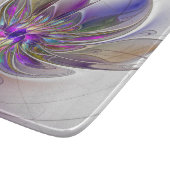 Energetische, kleurrijke Abstracte fractale kunstb Snijplank (Hoek)