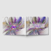 Energetische, kleurrijke Abstracte fractale naam Gastenboek (Volledig)