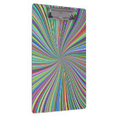 Energetische kleurrijke Ribbon Sunburst Klembord (Rechts)