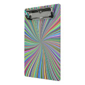 Energetische kleurrijke Ribbon Sunburst Mini Klembord (Angled2)