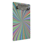 Energetische kleurrijke Ribbon Sunburst Mini Klembord (Schuin)