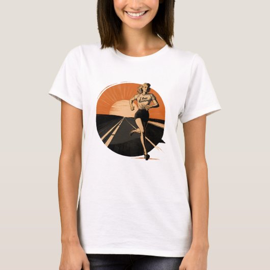 Energetische Liefde: Hardlopen T-shirt (Voorkant)