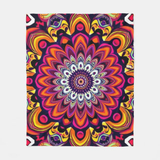 Energetische Mandala Fleece Deken