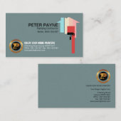 Energetische Multicolored Home Painting Contractor Visitekaartje (Voorkant / Achterkant)