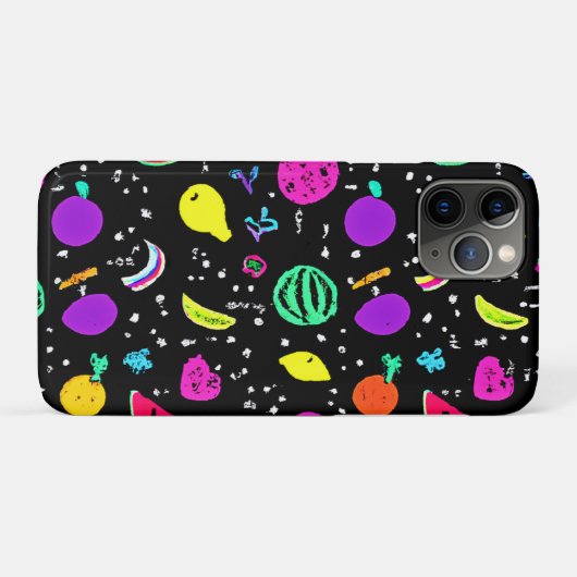 Energetische neon fruit dans Case-Mate iPhone case (Achterkant (horizontaal))