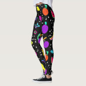 Energetische neon fruit dans leggings (Links)