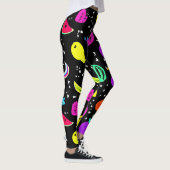Energetische neon fruit dans leggings (Rechts)