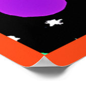 Energetische neon fruit dans poster (Hoek)