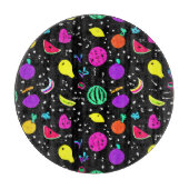 Energetische neon fruit dans snijplank (Voorkant)