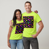 Energetische neon fruit dans t-shirt (Unisex)