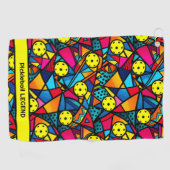 Energetische Pickleball Flow Golfhanddoek (Horizontaal)