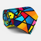 Energetische Pickleball Flow Stropdas (Opgerold)