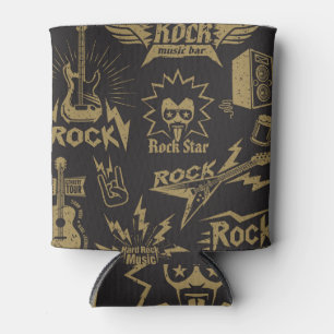 Energetische rock muziek essentie blikjeskoeler