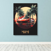 Energetische stroom. Levendige Creative Art Canvas (Insitu (Houten vloer))