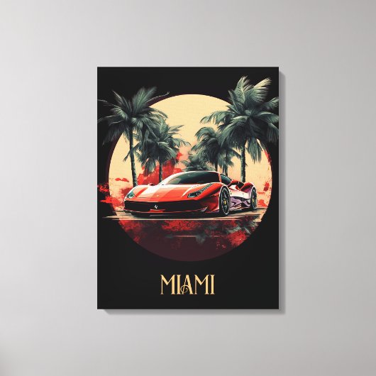 Energetische stroom. Levendige Creative Art Canvas (Voorkant)