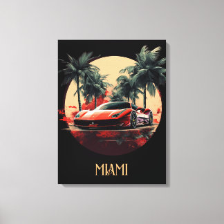 Energetische stroom. Levendige Creative Art Canvas Afdruk