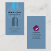 Energetische Verticale Globale Lijnen de Uitvoer v Visitekaartje (Voorkant / Achterkant)