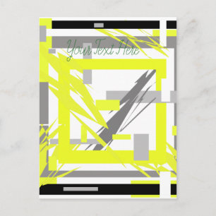 Energie-Abstracte kunst Briefkaart