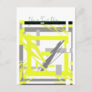 Energie-Abstracte kunst Briefkaart