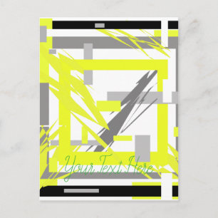Energie-Abstracte kunst Briefkaart