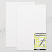 Energie-Abstracte kunst Briefpapier (Voorkant / Achterkant)