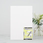 Energie-Abstracte kunst Briefpapier (Staand voorkant)