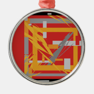 Energie-Abstracte kunst Metalen Ornament