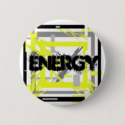 Energie-Abstracte kunst Ronde Button 5,7 Cm (Voorkant)