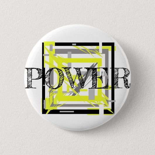 Energie-Abstracte kunst Ronde Button 5,7 Cm (Voorkant)