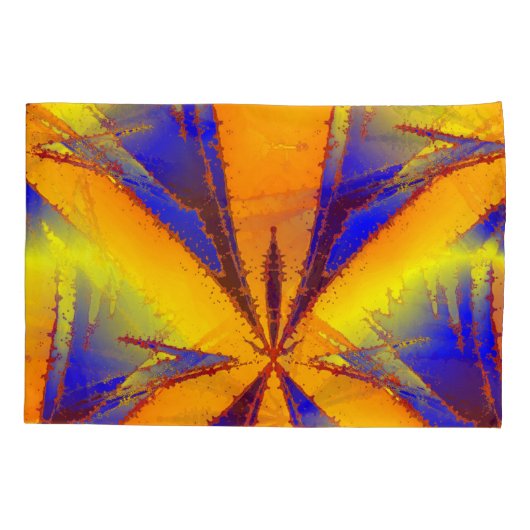 Energie Abstracte Kunst Sterren Kussensloop (Achterkant)