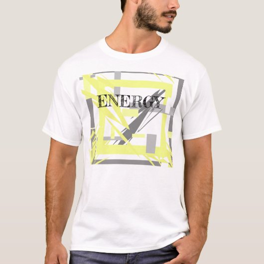 Energie-Abstracte kunst T-shirt (Voorkant)