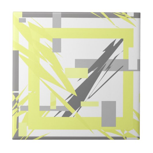 Energie-Abstracte kunst Tegeltje (Voorkant)