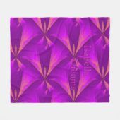 Energie-Abstracte Sterren Fleece Deken (Voorkant (Horizontaal))