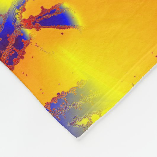 Energie-Abstracte Sterren Gepersonaliseerde Fleece Deken (Hoek)