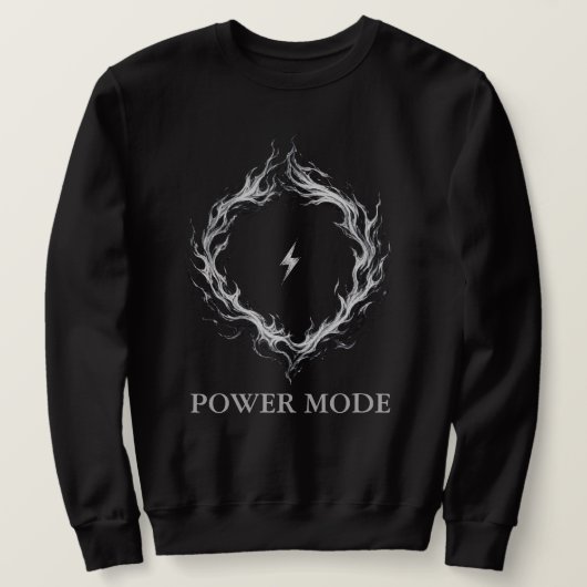 Energie Cirkel Hoodie – Aanpasbare Tekst Trui (Design voorkant)