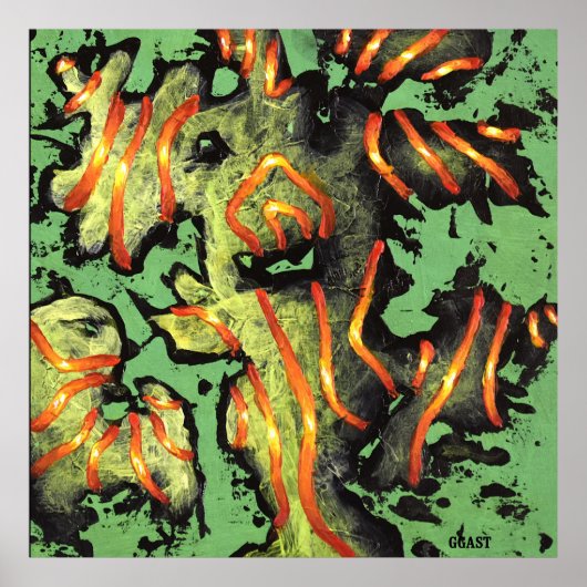 Energie code 100 - Monster Poster (Voorkant)