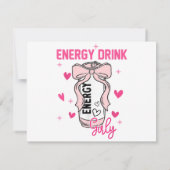 Energie Drink Girly Grappig Drink Lover Design (Achterkant)